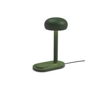Eva Solo lámpara de mesa LED Emendo, verde, superficie de carga, táctil