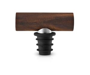 EVA SOLO | Liquid lounge tapón de vino | Mantiene el vino fresco y aromático durante mucho tiempo después de abrirlo | Madera de nogal
