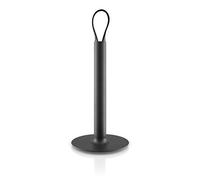 Eva Solo Nordic - Portarrollos de Cocina Negro, Acero Inoxidable, Goma, Cuero