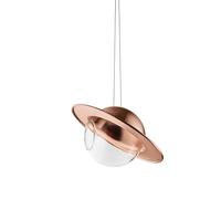 EVA Solo Saturn - Comedero para pájaros de Cobre, comedero con orbe de Vidrio Transparente y Techo Protector, Disfruta de pájaros de jardín Durante Todo el año, Resistente a Todo Tipo de Clima y bajo