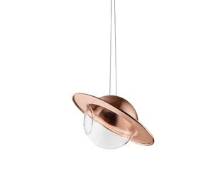 EVA Solo Saturn - Comedero para pájaros de Cobre, comedero con orbe de Vidrio Transparente y Techo Protector, Disfruta de pájaros de jardín Durante Todo el año, Resistente a Todo Tipo de Clima y bajo