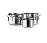 Eva Solo Set de ollas Eva Trio Stainless Steel. 3 piezas Acero inoxidable