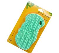 EVA + Sponge Kids Bath Scrubber For Daily Body & Face Cleaning | 5x2.7x1.2 Inch Reusable Stain Removing Pad | Gentle Shower Sponge For Children | Soft Skin Care Multifunctional Washer