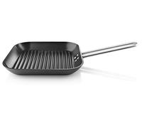 EVA-TRIO - Sartén grill profesional (28 x 28 cm, revestimiento antiadherente Slip-Let®, interior y exterior, aluminio moldeado)