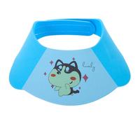 Eva Visera Azul para Ajustable Baño de Niños, y Bebés | Borde Ancho, Mantiene el Rostro Seco, Uso en Bañera, Talla Única Adaptable, Diseño Ligero