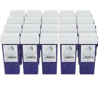 EVA VISNÚ CERA DEPILATORIA ROLL-ON - Caja con 20 cartuchos de 110 g. de cera tibia cremosa de lavanda con aceite esencial.