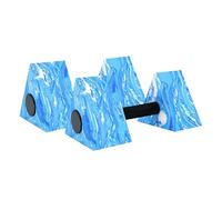 EVA Water Buoyancy Dumbbells 2 Pack | EVA, 10.6in X 5.9in X 5.1in, 80g Each | Triangular Float Barbell For Pool Exercise, Swim Training | Kids Fitness