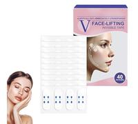 Evaberry Face Lift Tape, Evaberry Instant V Lift Tape, Instant V-Lift Tape - Lift Years Off Instantly, Face Slimming Tape Invisible, Face Tape for Lifting Sagging Skin (1 caja)