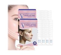 Evaberry Face Lift Tape, Face Slimming Tape Invisible, Invisible Face Lifter Tapes, Faces Tapes for Lifting Sagging Skin for Tightening and Firming (2pcs)