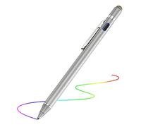 Evach Lápiz digital Active Stylus con punta ultrafina de 1,5 mm para iPad/iPhone/Samsung/HP/Dell/ASUS Tablets, lápiz capacitivo de dibujo en pantallas táctiles, gris
