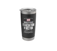 Evacuación británica de Boston 1776 Vaso térmico de acero inoxidable de doble pared