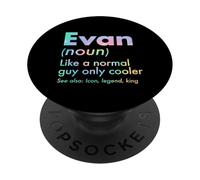 Evan como Un Chico Normal Solo Cooler Legend King Nombre PopSockets PopGrip Adhesivo