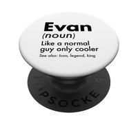 Evan como Un Chico Normal Solo Cooler Legend King Nombre PopSockets PopGrip Adhesivo