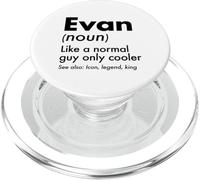 Evan como Un Chico Normal Solo Cooler Legend King Nombre PopSockets PopGrip para MagSafe