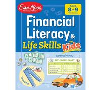 Evan-Moor Financial Literacy and Life Skills for Kids, Age 8 - 9 Workbook: Level A, Grade K - 1 Workbook (Decodable Stories and Phonics Activities)