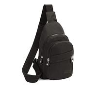 EVANCARY Bolso bandolera pequeño para mujer, a la moda, mochila casual para viajes, senderismo, Negro -, Mochilas Sling