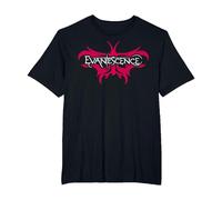 Evanescence Butterfly Camiseta, Hombre Tallas Grandes, Negro, 6X Alto