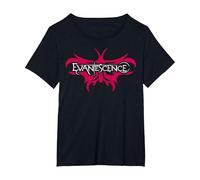 Evanescence Butterfly Camiseta, Mujer Tallas Grandes, Negro, 5XL Grande