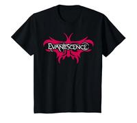 Evanescence Butterfly Camiseta, Niños, Negro, 2 años