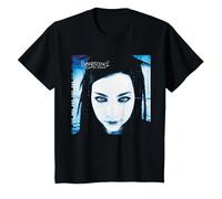 Evanescence Fallen Album Camiseta, Niños, Negro, 2 años