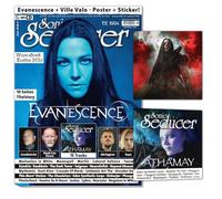 Evanescence, Ville Valo, Athamay, Sonic Seducer - Sonic Seducer 07/08-26 Evanescence - Sanctuary - 10 Seiten Titelstory / Sticker / XL Evanescence- u. Ville Valo- Poster + Combichrist + dArtagnan + Moonspell + Faun + Dead Can Dance + Wave-Gotik