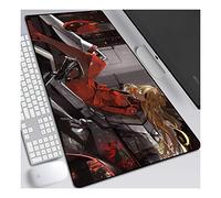 Evangelion Alfombrilla Raton Anime Gaming Mouse Pad XL 700x300x3 mm,Impermeable con 3mm Base de Goma Antideslizante,Special-Textured Superficie para Ordenador, PC y Laptop,A