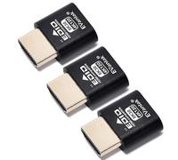EVanlak Adaptador de enchufe HDMI simulado 8K 30Hz 4K 120Hz - Edid emulador de monitor de alta resolución | Soporta HDMI 2.1, simula ideal para pruebas de GPU, servidores sin cabeza, operaciones de