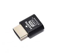 EVanlak HDMI Headless (High Rate240) HDMI Dummy Plug,Headless Ghost, emulador de pantalla negro, 1 unidad