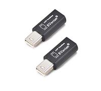 EVanlak Mini DP Dummy disport Premium Aluminum Display Emulator Take Advantage of a High End Graphics Card remotely fit Headless 2560x1600@60Hz-2pack