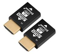 EVanlak Mini HDMI EDID Emulador Passthrough - 1080p a 4K @60Hz | Diseño compacto | Soporta interruptores HDMI, extensores, receptores AV, divisores de vídeo, 2 piezas