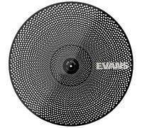 Evans Cabezas de tambor dB One Crash Cymbal - 40.6 cm - Platillo de bajo volumen - Reduce el volumen mientras toca de forma natural