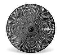 Evans Cabezas de tambor dB One Crash Cymbal - 45.7 cm - Platillo de bajo volumen - Reduce el volumen mientras toca de forma natural