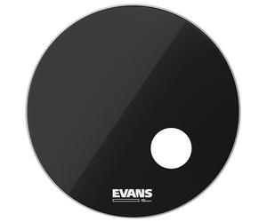 "Evans 24"" EQ3 Resonant Bass Drum BK"