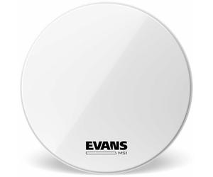 Evans BD28MS1W MS1 Marching Bass White 28" Cabeza de tambor de marcha