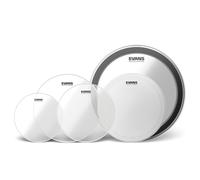 EVANS Drumhead - Paquete de actualización Fusion, G2 transparente, HD Dry Snare, 50.8 cm EMAD