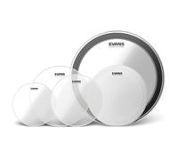 EVANS Drumhead - Paquete de actualización Fusion, G2 transparente, HD Dry Snare, 55.9 cm EMAD