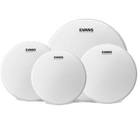 Evans EPP-UV1-R UV1 Coated Rock with UV1 Coated Snare Batter Conjunto de membranas/parches de tambor