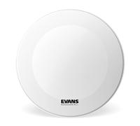 Evans EQ3 22 inch Resonant Coated Bass Drum Head with No Port - White