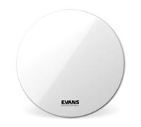 Evans EQ3. Parche resonante de bombo suave blanco, sin puerto, 18 pulgadas