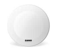 Evans EQ3 Resonant Coated White Bass Drum Head No Port 24"