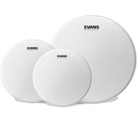 Evans ETP-UV1-R UV1 Coated Tom-Rock Conjunto de membranas/parches de tambor