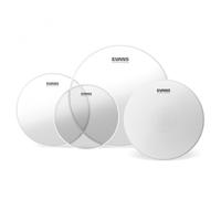 Evans G2 Clear Tom Pack 10" 12" 16" & 14" Heavyweight Snare Head