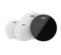 Evans G2 Coated Tom Pack 10 12 16 & Hydraulic Black Snare 14"