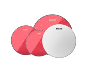 Evans Hydraulic Red Fusion Pack (10"12"14") & 14" UV1 Snare Batter