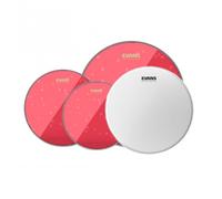 Evans Hydraulic Red Rock Pack (10"12"16") & 14" UV1 Snare Batter