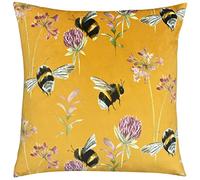 Evans Lichfield Country Bee Garden Feather Filled Cushion, Polyester, Honey
