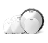 EVANS Paquete Pro de cabeza de tambor mejorada, Rock, G2 transparente, HD Dry Snare, 55.9 cm EMAD