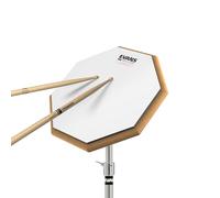 Pad de práctica Evans RealFeel Attacktile - Pad de práctica - Pad de práctica con recubrimiento UV - 1 cara - Kit Scholastic - 10 pulgadas