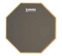 Evans RealFeel Drum Pad - Parche de Práctica para Batería - Goma de mascar, una cara, 12 pulgadas