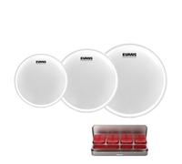 Evans UV2 Coated Standard Tom Pack 12" 13" 16" Heads & EQ PODS Pack